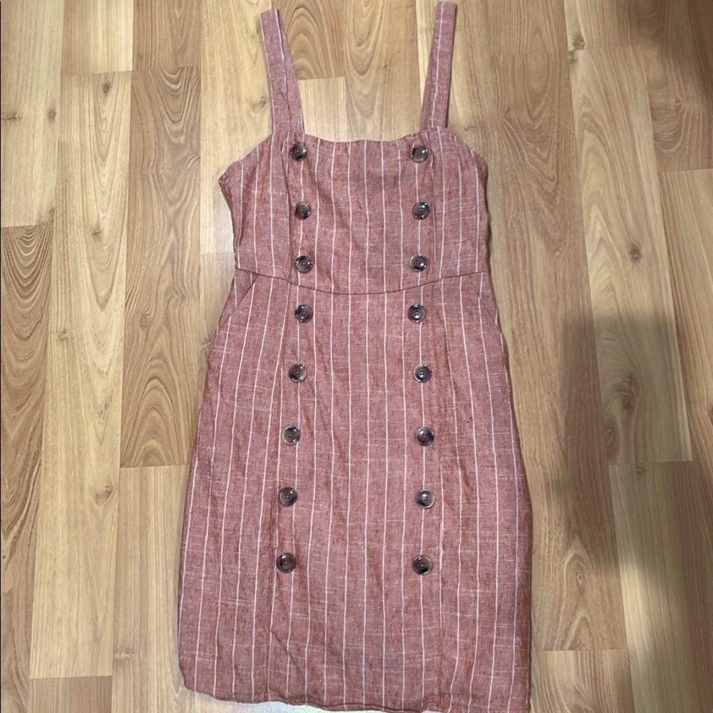 Forever 21 linen blend dress